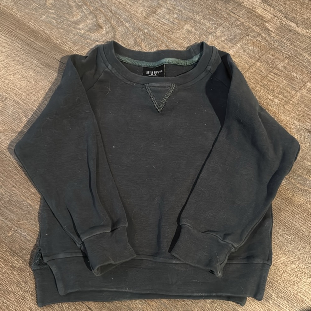 18-24 midnight teal(?) Little Bipsy Pullover